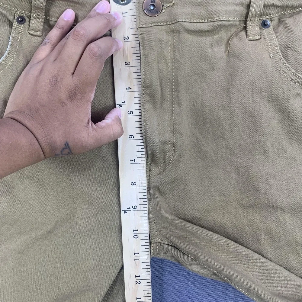 Southpole Flex Pants Men 40x30 (36x30) Khaki Straight Fit Casual Stretch Classic - Picture 11 of 16